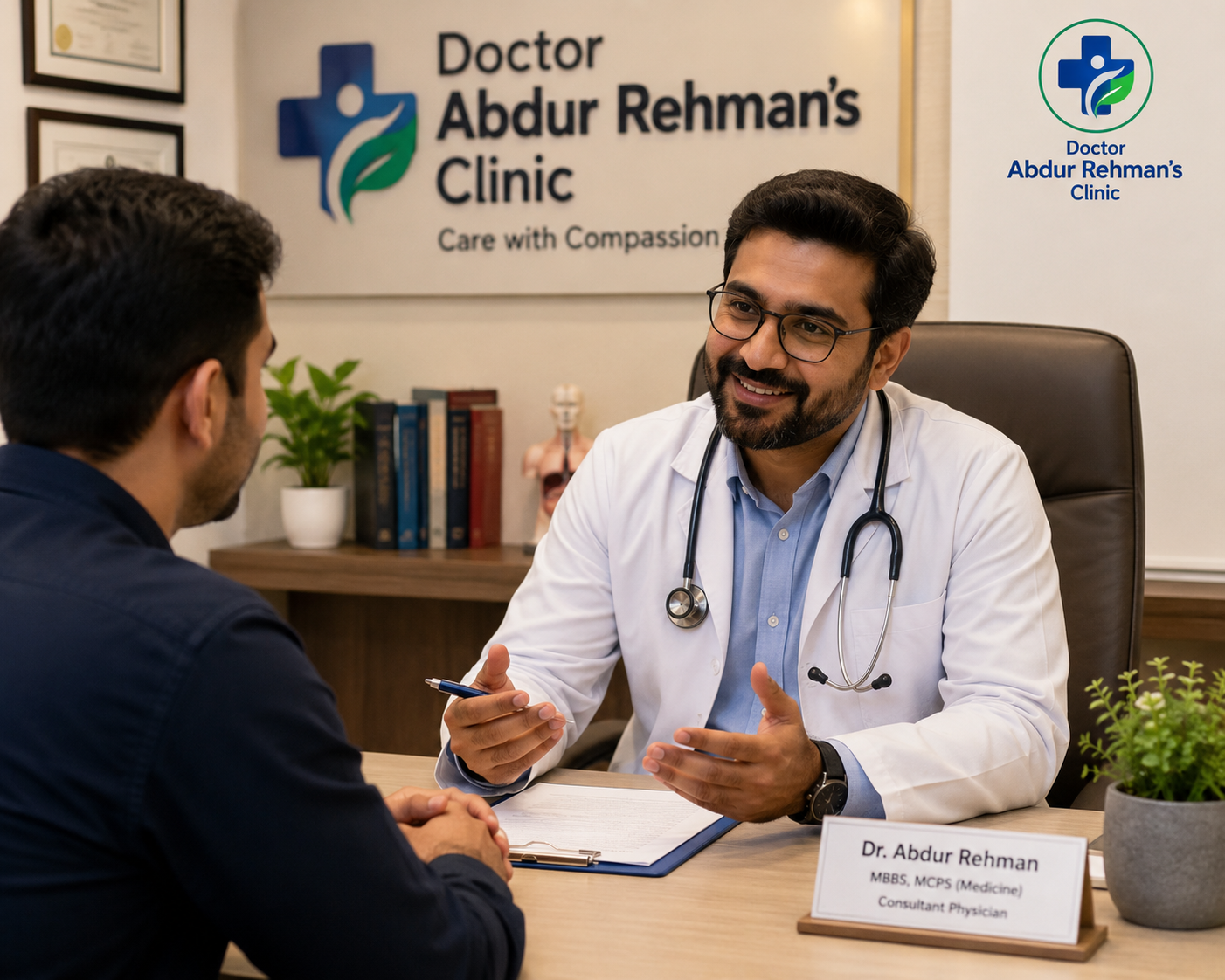 Portrait of Dr. Abdur Rehman